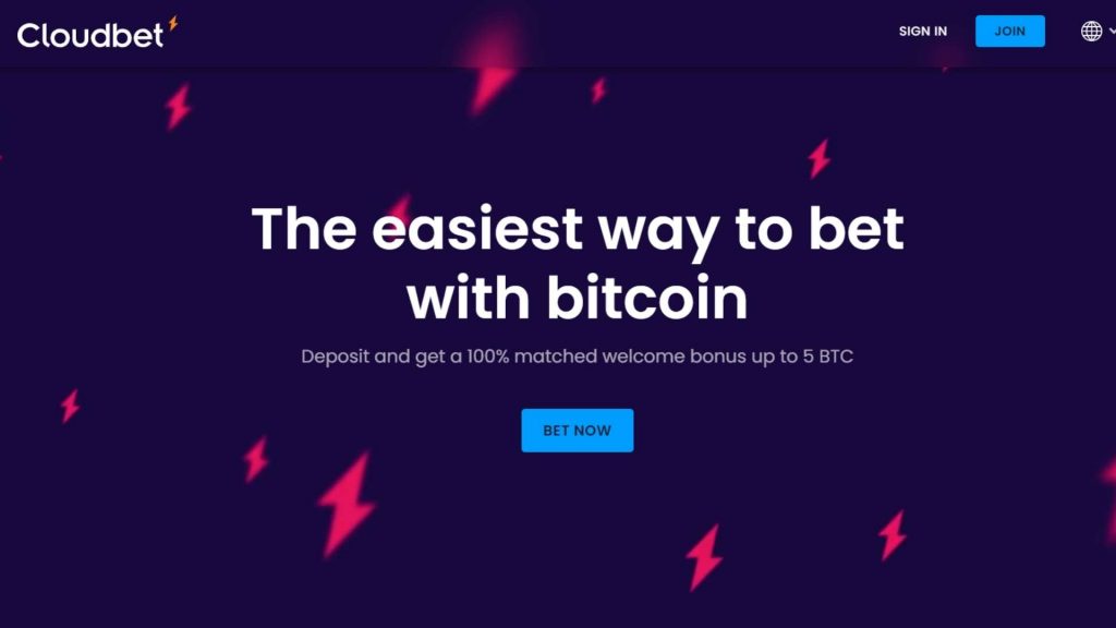 Cloudbet cryptocurrency sports betting site