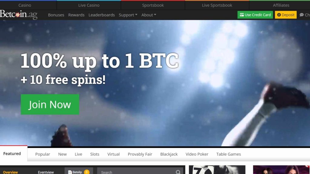 betcoin crypto betting bookmakers